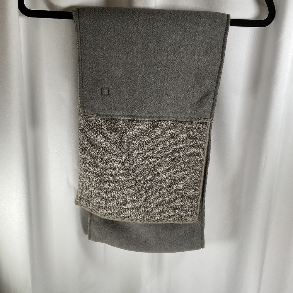 Aris Scarf, Knit/Fleece, Grey, one size